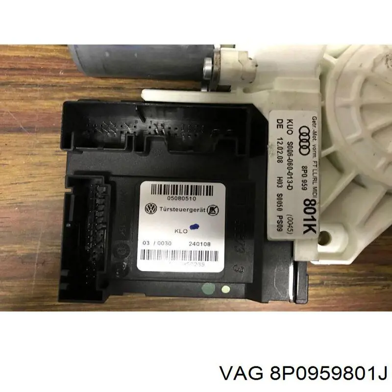 Comprar 8P0959801J VAG Motor del elevalunas de la puerta delantera