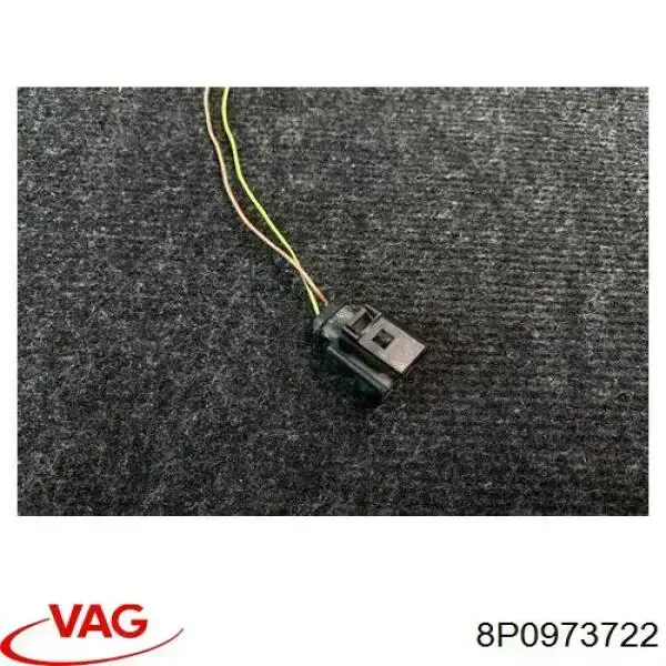 Conector de faro antiniebla 8P0973722 VAG