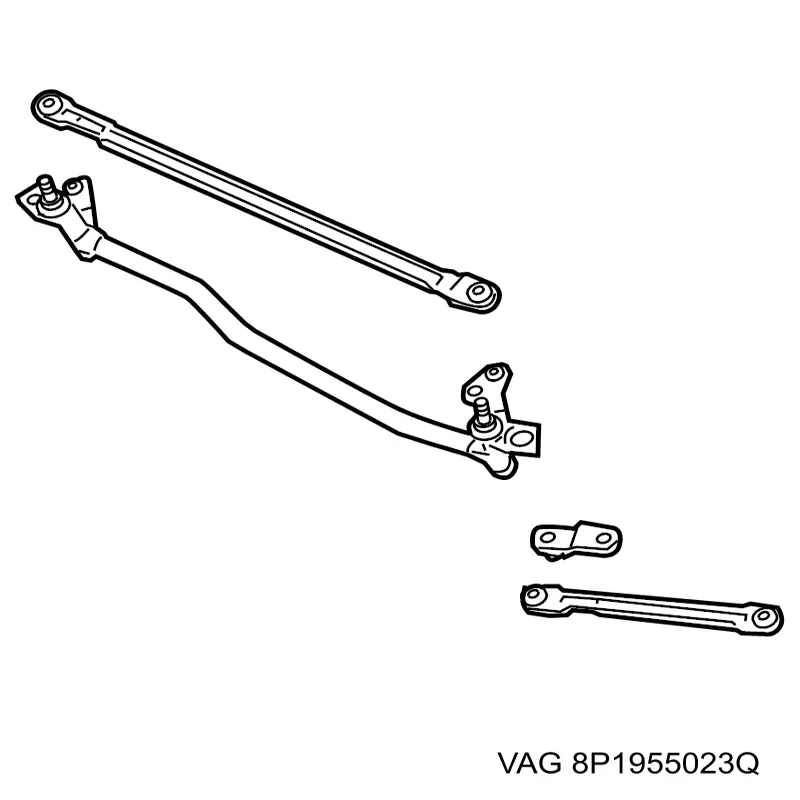 Varillaje lavaparabrisas 8P1955023N VAG