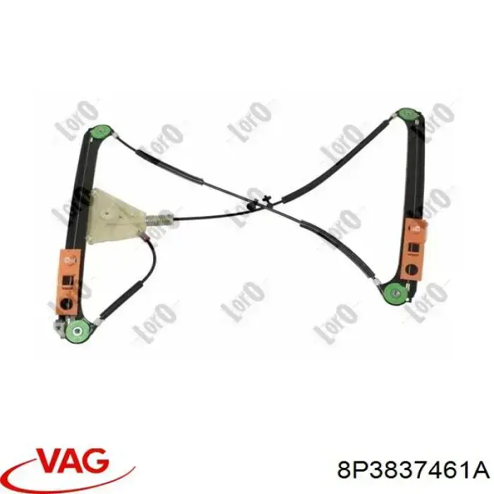 Comprar 8P3837461A VAG Mecanismo de elevalunas delantero izquierdo
