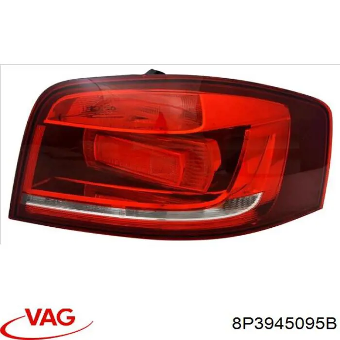 Piloto trasero exterior izquierdo VAG 8P3945095B precio, desde 93,32 EUR