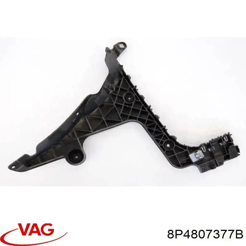 Soporte de paragolpes trasero izquierdo Audi A3 Sportback (8PA)