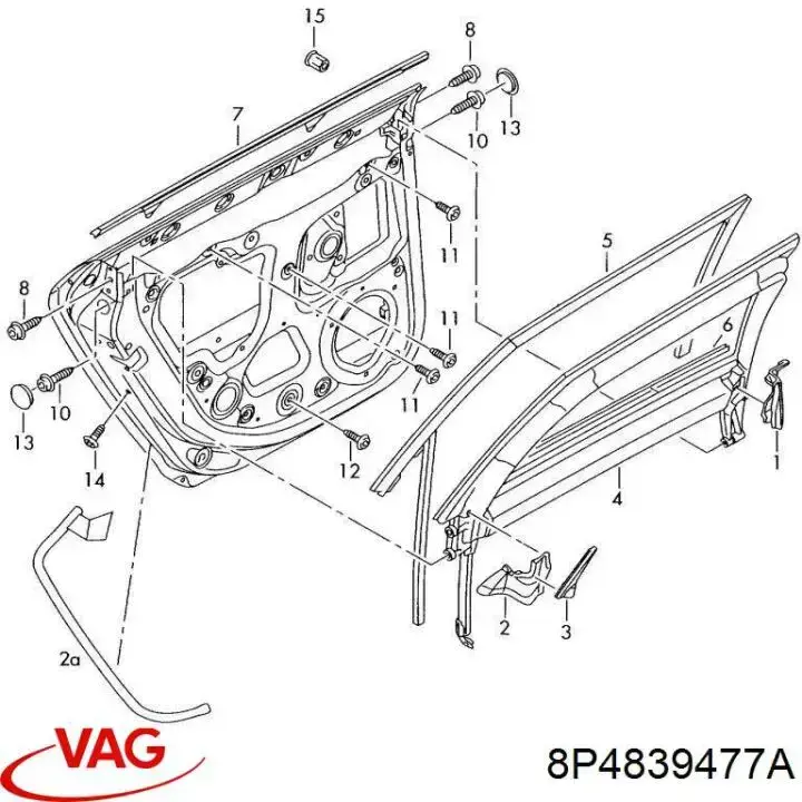  VAG 8P4839477A precio, desde 42,67 EUR