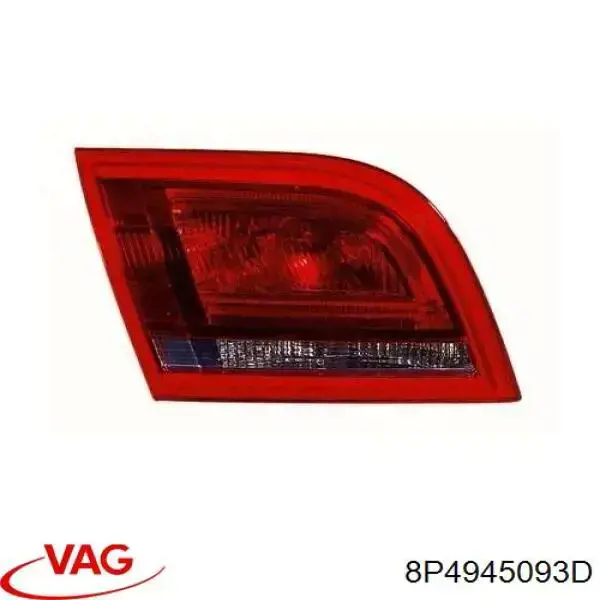 Piloto trasero interior izquierdo VAG 8P4945093D precio, desde 56,63 EUR