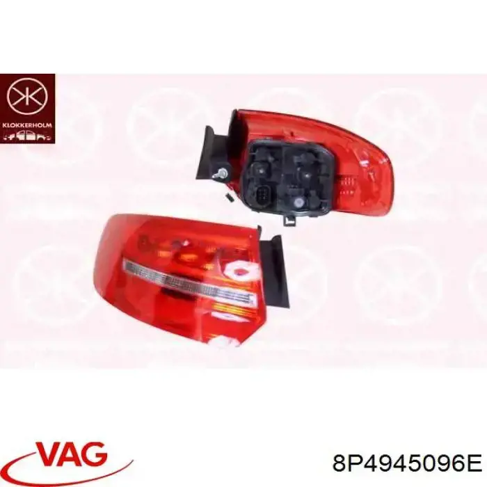 Comprar 8P4945096E VAG Piloto trasero exterior derecho