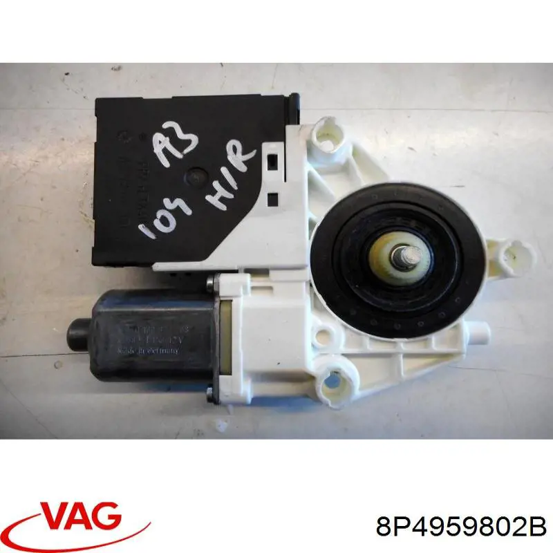 Motor del elevalunas de la puerta trasera derecha VAG 8P4959802B precio, desde 58,08 EUR