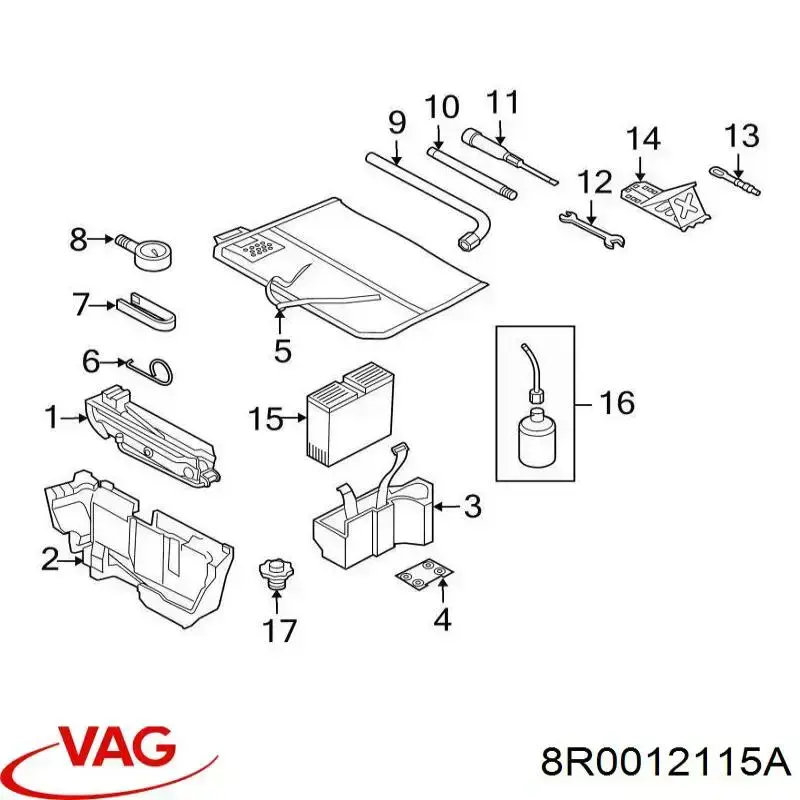  8R0012115 VAG
