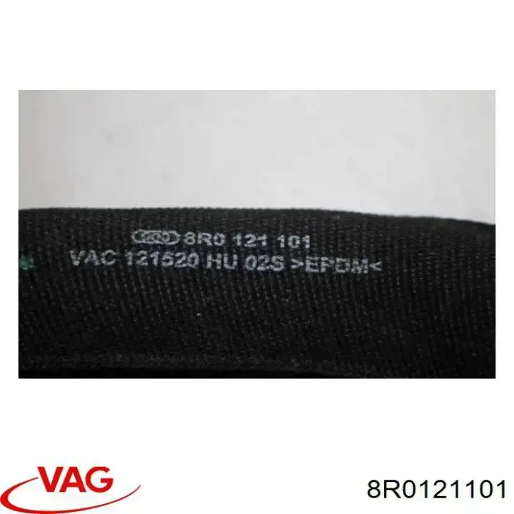 Manguera superior del radiador 8R0121101 VAG