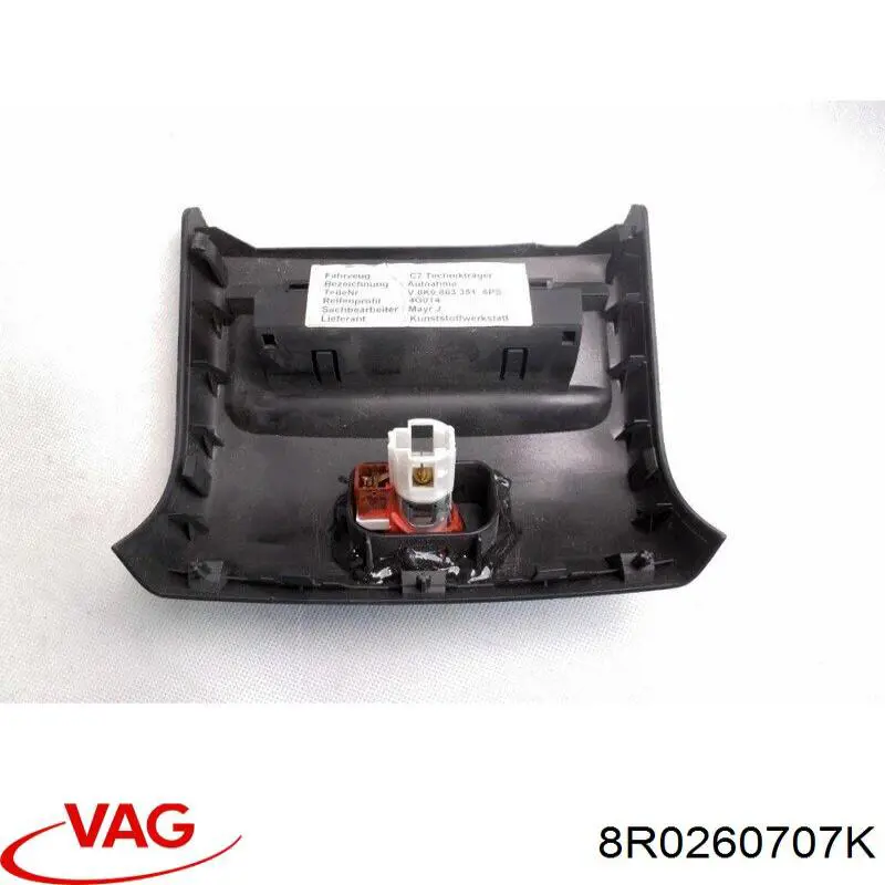 8R0260707K VAG Manguera de aire acondicionado de evaporador al compresor