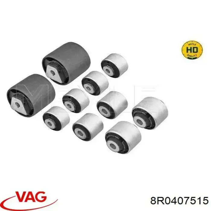 Silentblock de suspensión delantero superior VAG 8R0407515