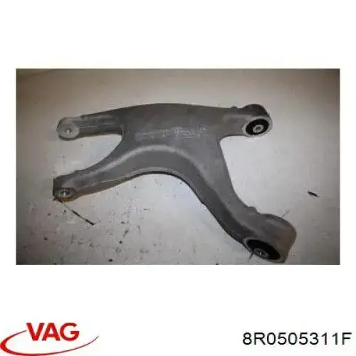 Brazo suspension trasero inferior izquierdo 8R0505311F VAG