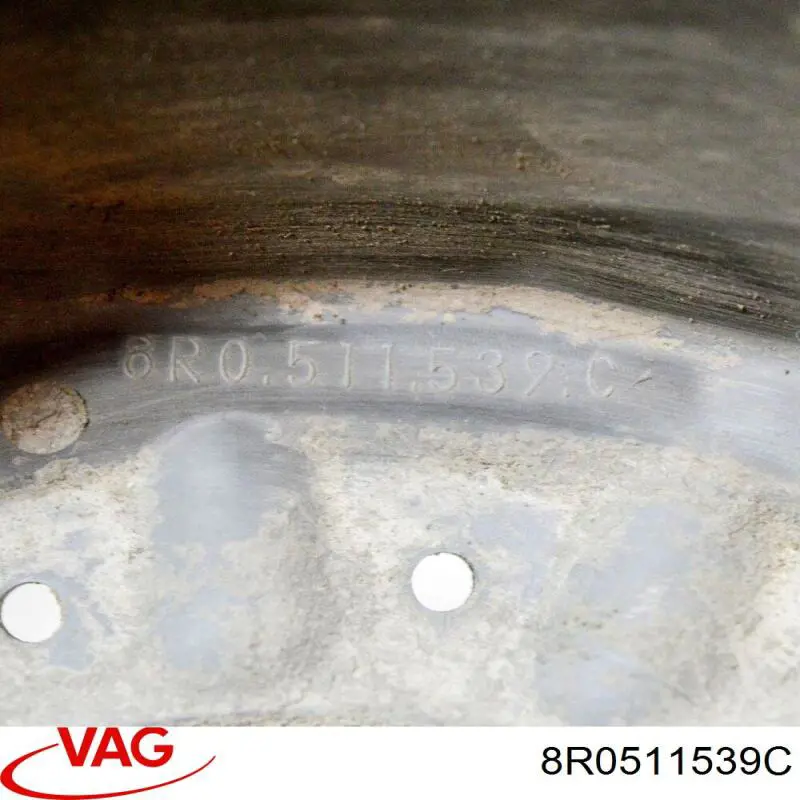 Protector del amortiguador trasero VAG 8R0511539C