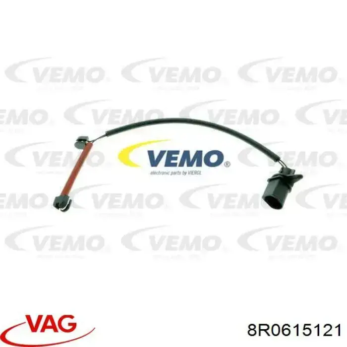 Sensor de desgaste de pastillas de freno delantero izquierdo VAG 8R0615121 precio, desde 7,50 EUR