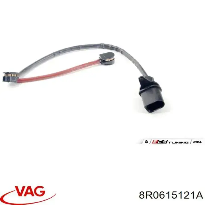 Comprar 8R0615121A VAG Sensor de desgaste de pastillas de freno delantero izquierdo