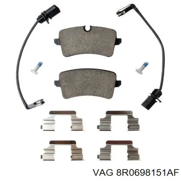Comprar 8R0698151AF VAG Pastillas delanteras de freno