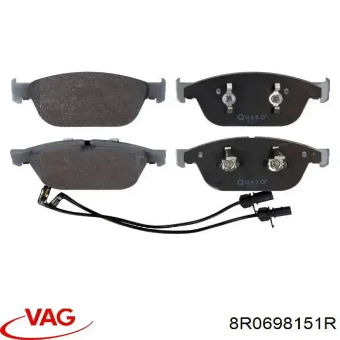 8R0698151R VAG Pastillas delanteras