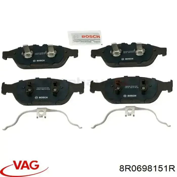Pastillas de freno 8R0698151R VAG