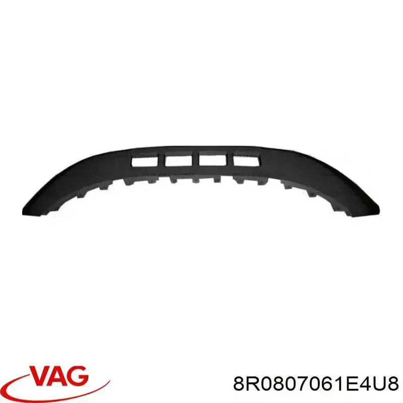 8R0807061E4U8 VAG alerón parachoques delantero