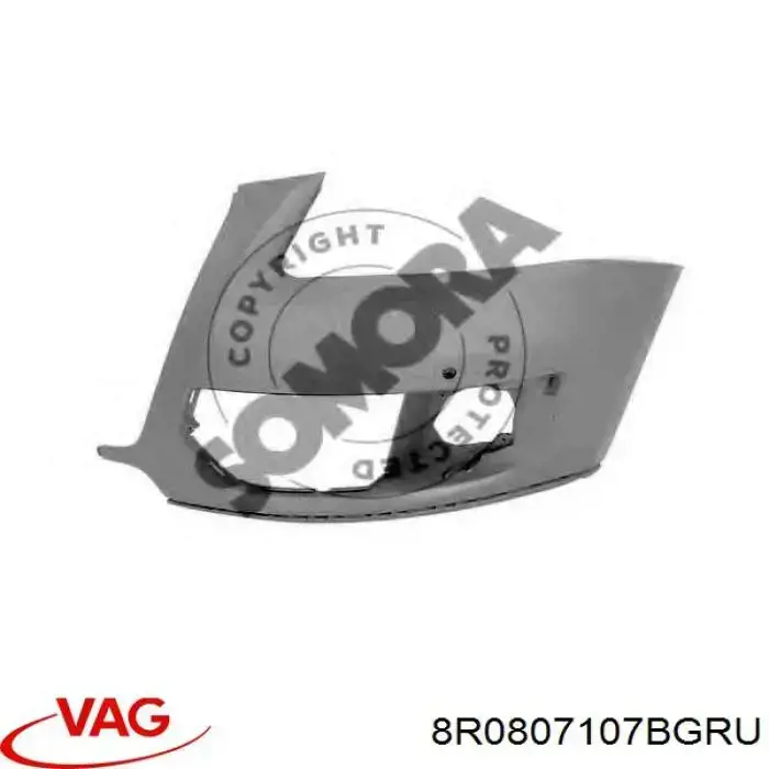 8R0807107BGRU VAG Paragolpes delantero
