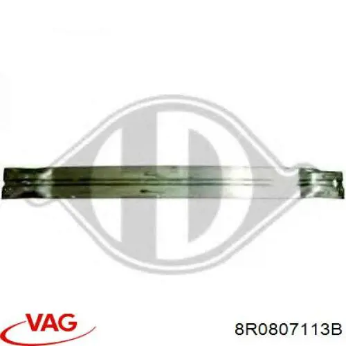Refuerzo paragolpes delantero VAG 8R0807113B