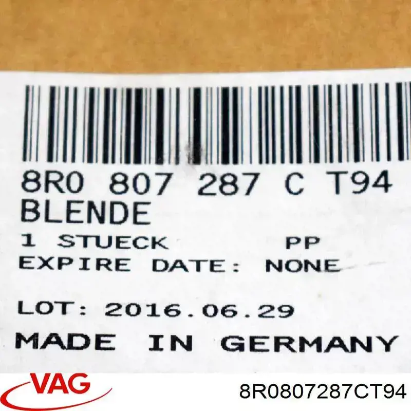 Comprar 8R0807287CT94 VAG 