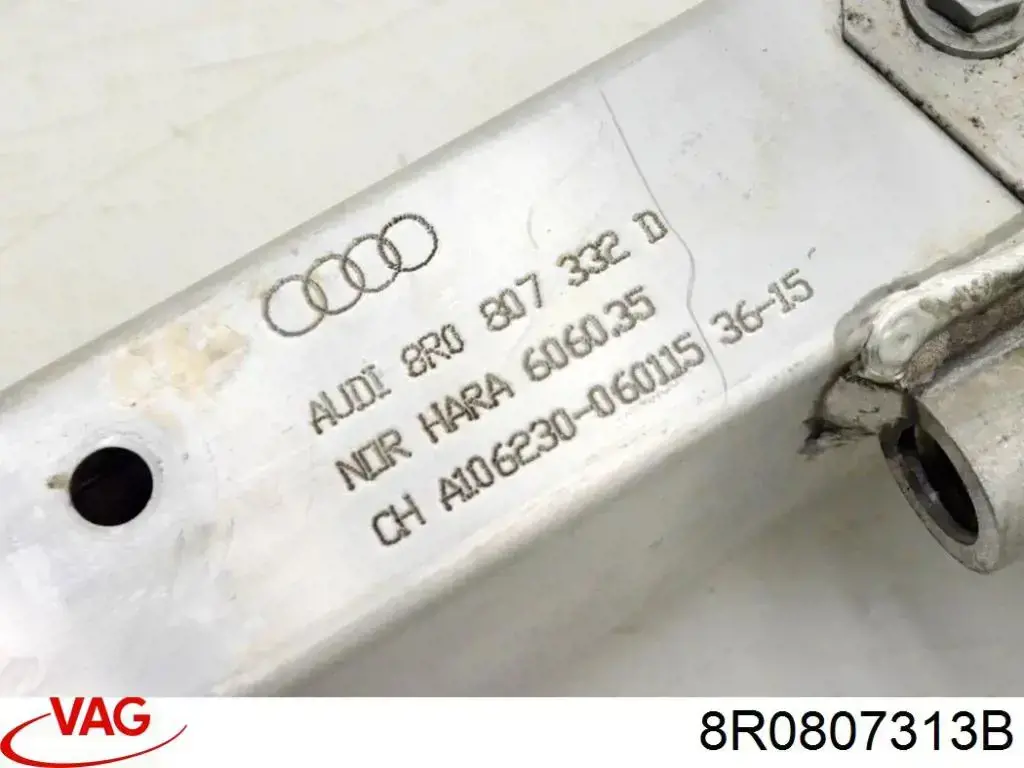8R0807313B VAG Refuerzo de parachoques trasero
