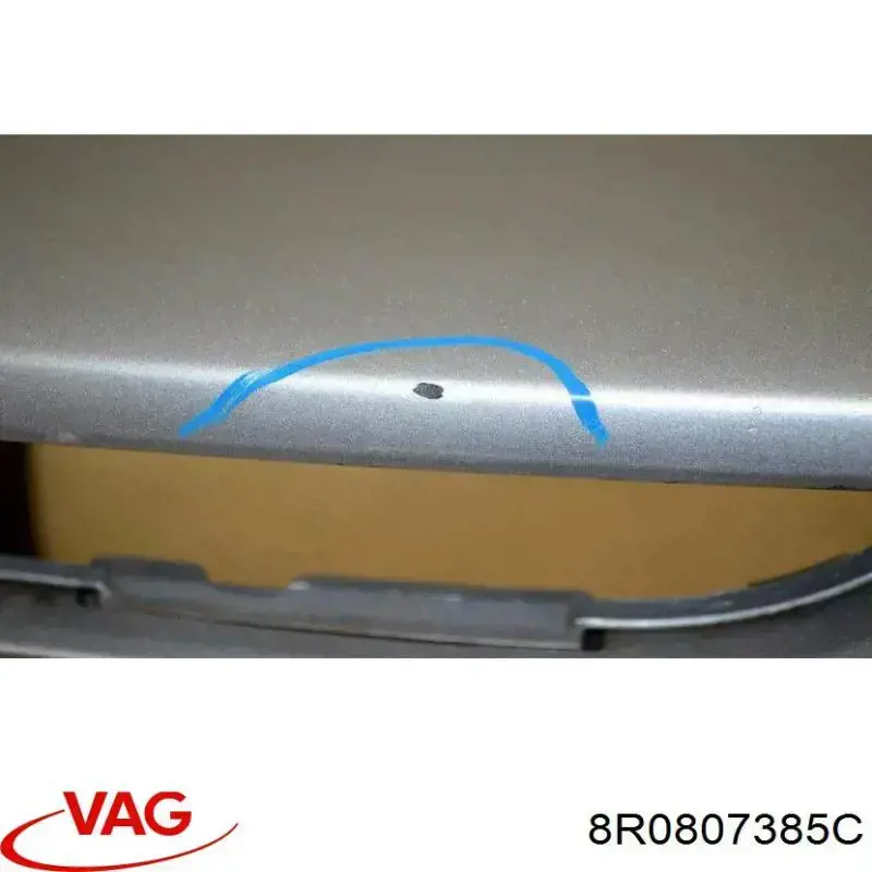 Paragolpes trasero VAG 8R0807385C