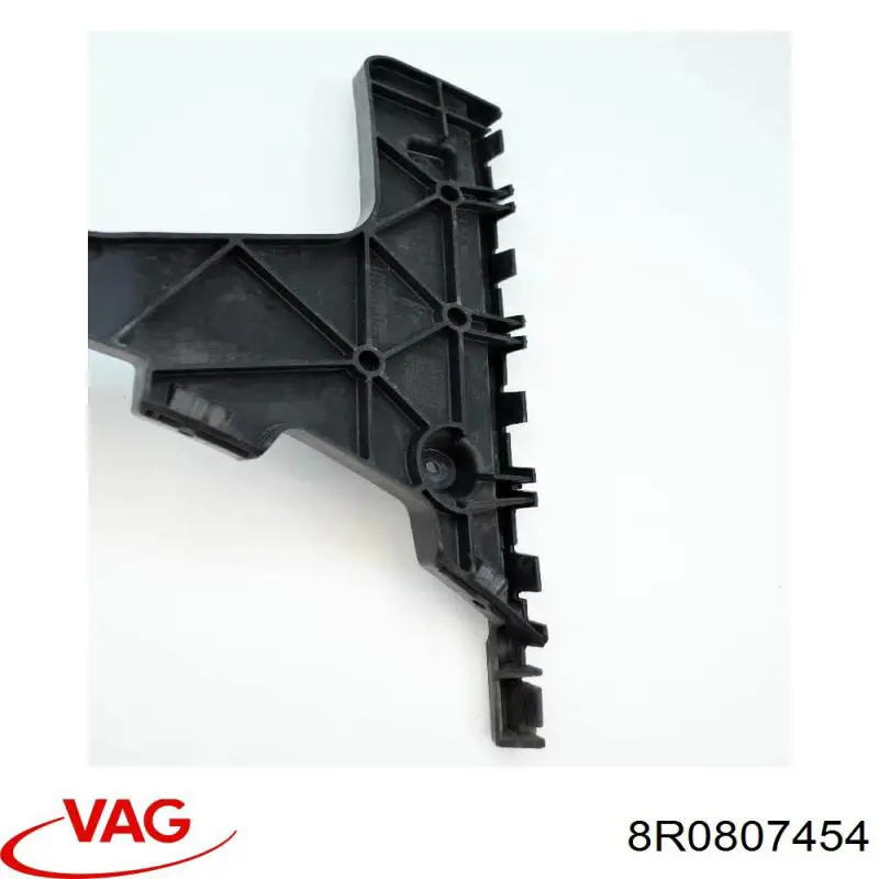8R0807454 VAG Guía derecha del parachoques trasero