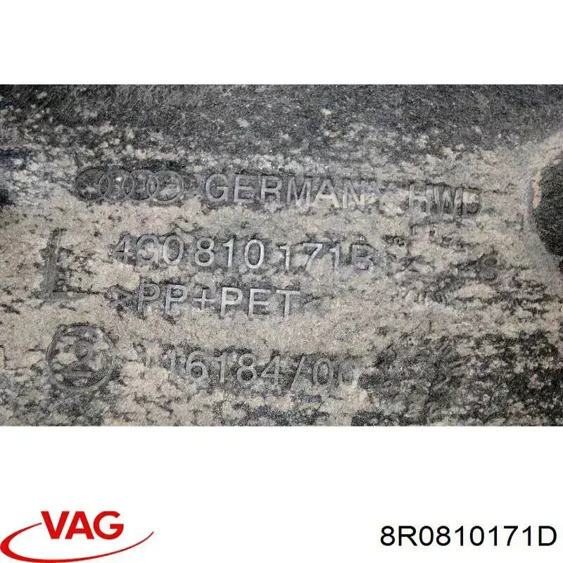 Guardabarros interior izquierdo trasero AD8203654 Prasco