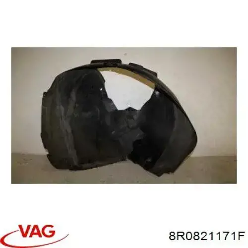Comprar 8R0821171F VAG Guardalodos interior izquierdo, guardafango delantero
