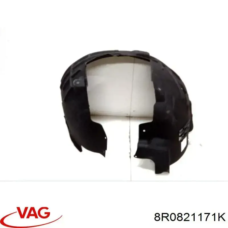 Guardalodos interior izquierdo, guardafango delantero VAG 8R0821171K precio, desde 32,78 EUR