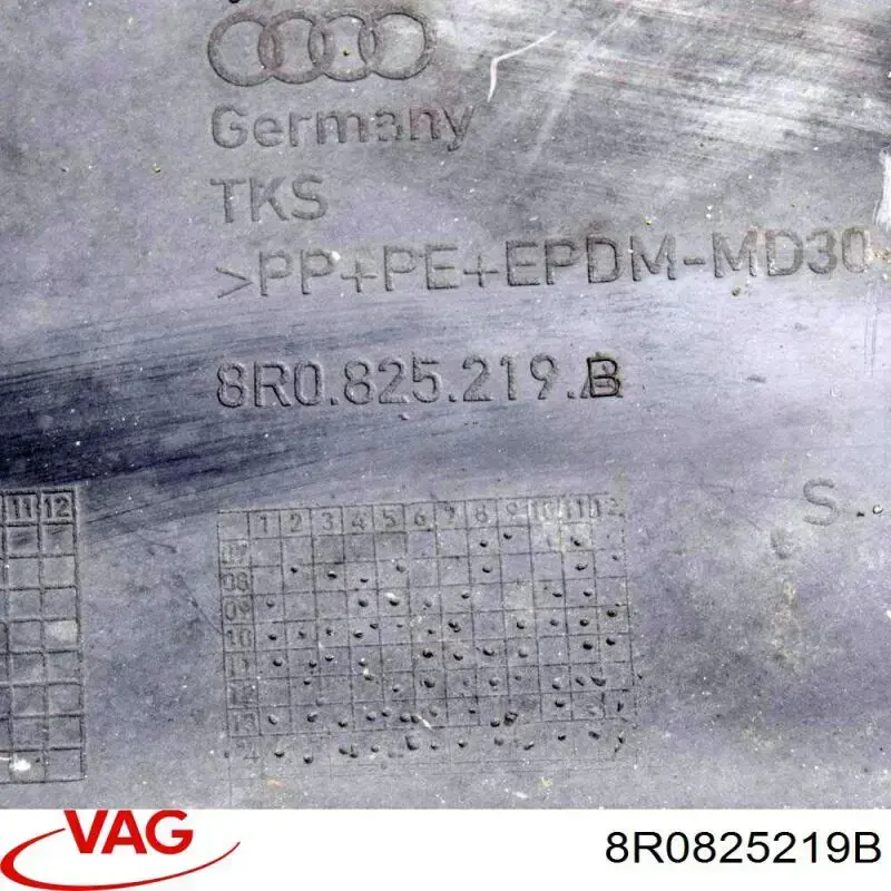Comprar 8R0825219B VAG Protección inferior trasera derecha