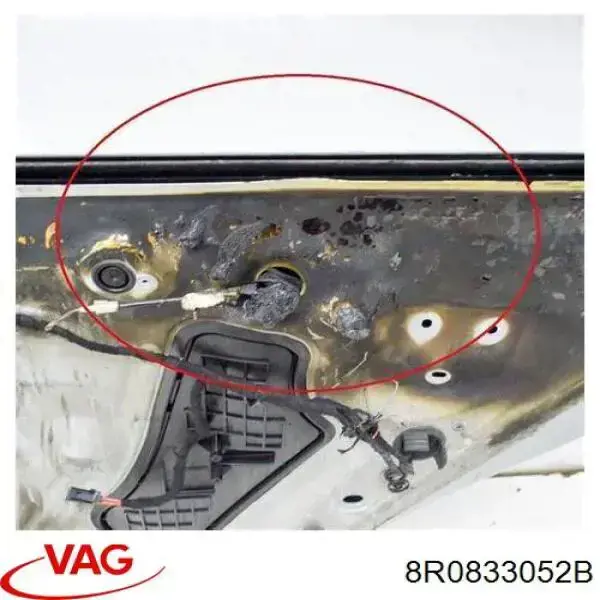 Puerta trasera derecha 8R0833052B VAG