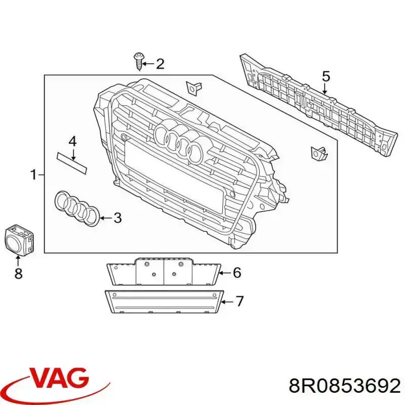  VAG 8R0853692 precio, desde 52,27 EUR