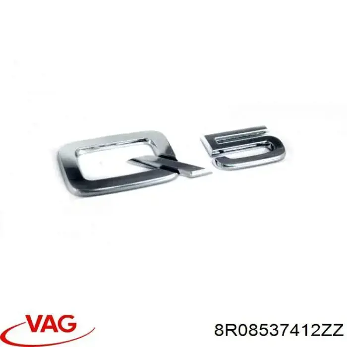 8R08537412ZZ VAG Logotipo de tapa de maletero