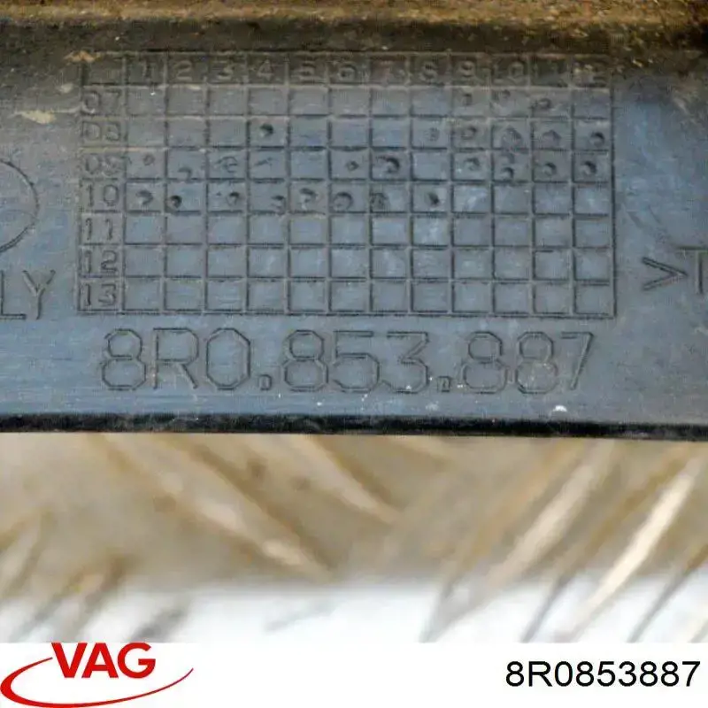 Alerón delantero izquierdo del parachoques VAG 8R0853887 precio, desde 18,45 EUR