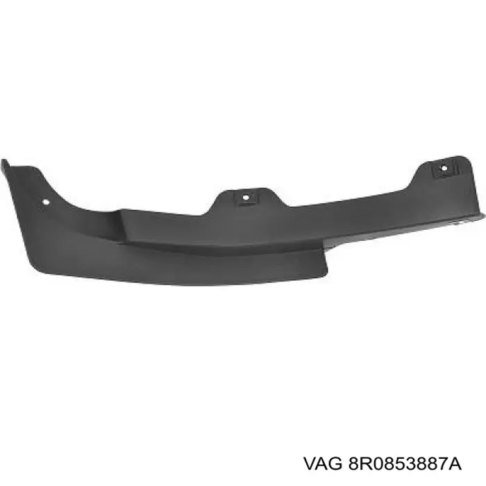 Alerón delantero izquierdo del parachoques 8R0853887A VAG