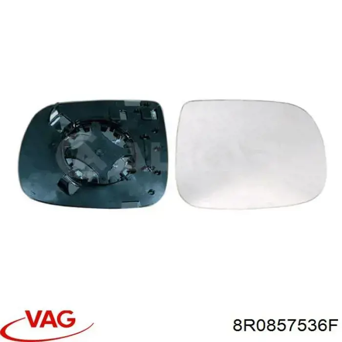 8R0857536F VAG Cristal de espejo retrovisor derecho
