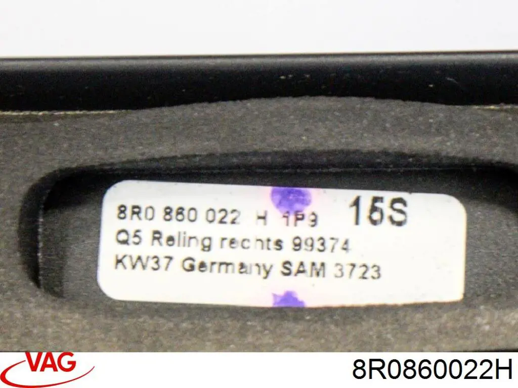 8R0860022H VAG Riel de techo derecho