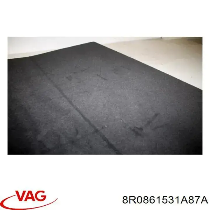 Revestimiento inferior del maletero 8R0861531A87A VAG