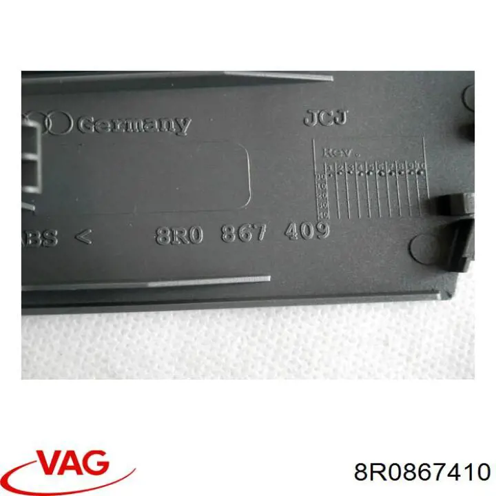 Comprar 8R0867410 VAG Embellecedor de puerta trasera derecha