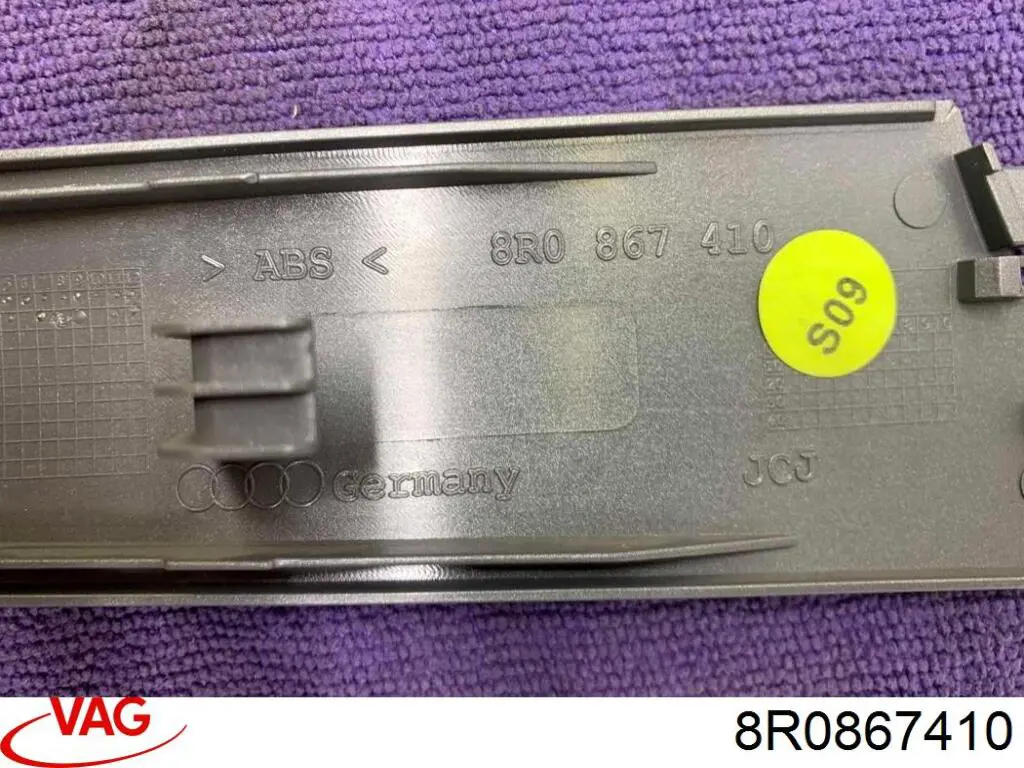 Embellecedor de puerta trasera derecha VAG 8R0867410