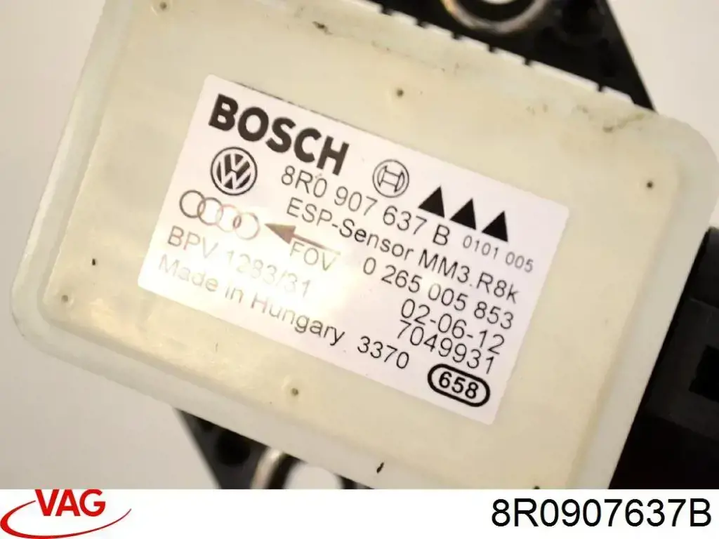 Sensor de aceleración lateral (ESP) VAG 8R0907637B