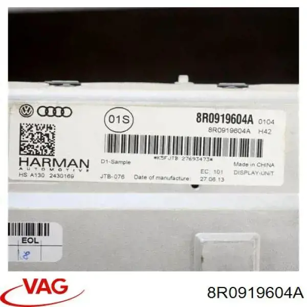 Comprar 8R0919604A VAG Pantalla