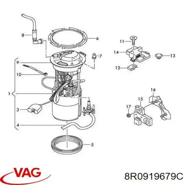 Comprar 8R0919679C VAG Filtro diesel