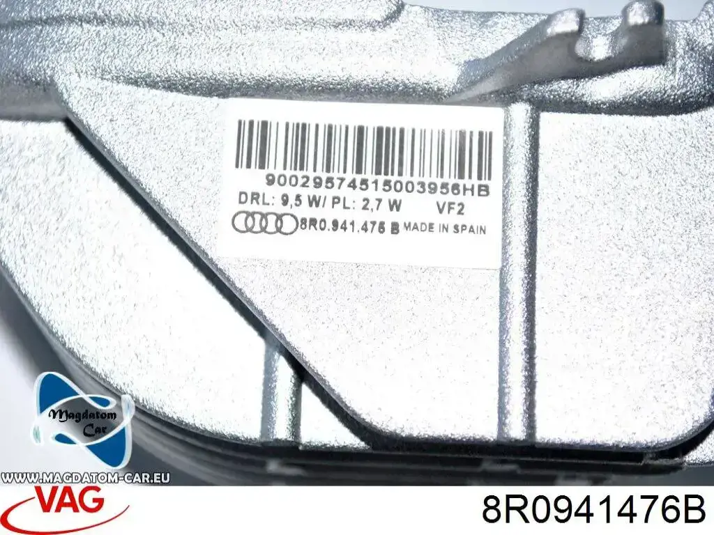 8R0941476B VAG modulo de control de faros (ecu)