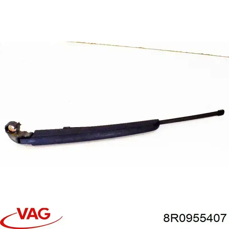 Brazo del limpiaparabrisas, lavado de parabrisas, luna trasera VAG 8R0955407