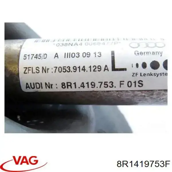 Comprar 8R1419753F VAG Eje inferior de la columna de dirección