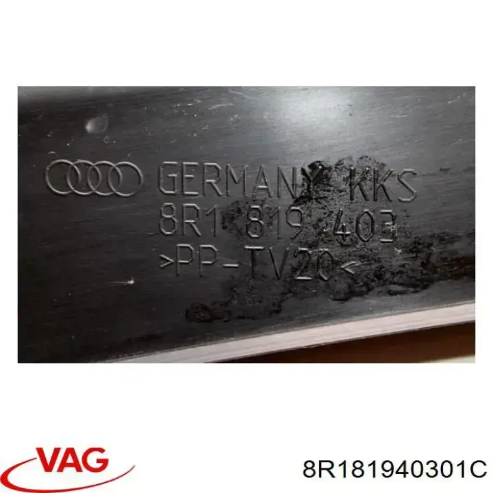 Canaleta del parabrisas VAG 8R181940301C precio, desde 57,00 EUR
