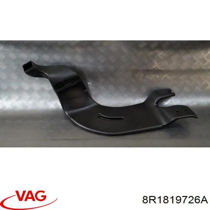 8R1819726A VAG Conducto de aire derecho bajo el salpicadero